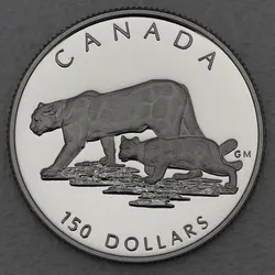 Platinmünze 1/2oz Puma 1992 Wildlife Canada (Kanada)