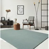 the carpet Teppich »Relax«, rechteckig, 16 mm Höhe, waschbarer Wohnzimmer Teppich modern rutschfest blau