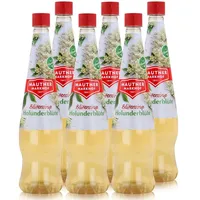 Mautner Getränkesirup Holunderblüte 0,7L - Softdrink, Cocktails (6er Pack)