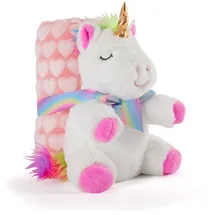 perletti toys Kuscheldecke Unicorn 120 cm Weiß