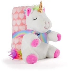 perletti toys Kuscheldecke Unicorn 120 cm Weiß