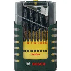 Bosch Metallbohrer-Set HSS-R 19-teilig 1 - 10 mm