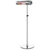 DOMO Elektrischer Terrassenheizer 2000 W Silbern - Silber