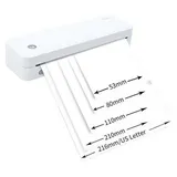 A4 Mini Tragbarer Thermodrucker - Kabellose Bluetooth-Verbindung