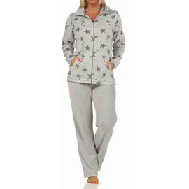 normann-wäschefabrik Hausanzug Coralfleece Grau 40/42