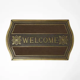 Homescapes Welcome 45 x 75 cm Gold-braun