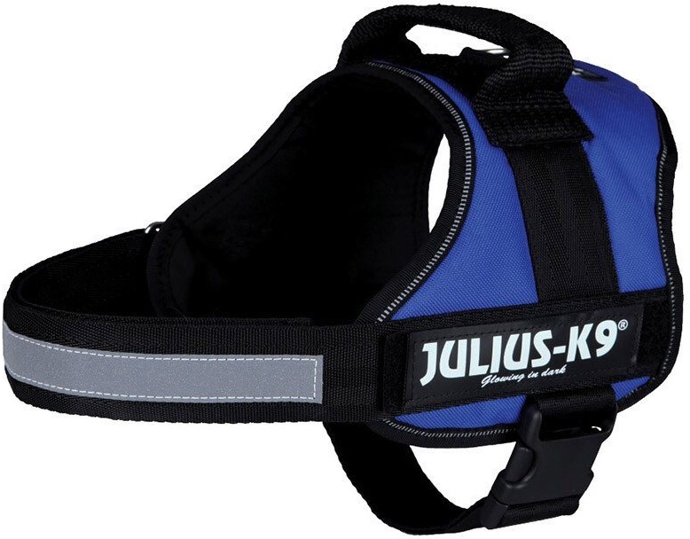 Julius-K9 Hunde-Powergeschirr Powergeschirr blau Größe: Baby 1 / XS-S / Maße: 30-40 cm