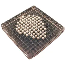 Louis Tellier C006 Kit Klinge und Auswerfer für Pommes-Frites-Schneider 6 x 6 mm