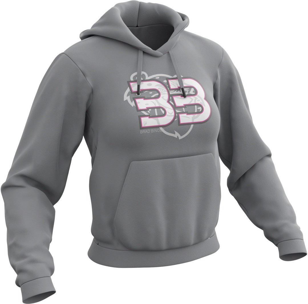 Ixon Brad Binder Damen Hoodie, grau, Größe M