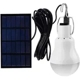 LED Solar Glühbirne Solarlampen für Außen 1PC mit 3M Kabel,Beinhome Solar Laterne Campinglampe Solar Hängelampe mit Solarpanel,3W Solar Birne für Außen Innen Camp Zelt Wandern Angeln Gartenhaus