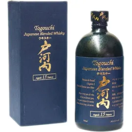 togouchi whisky 15 Years Old Blended Whisky 43,8% vol 0,7 l Geschenkbox