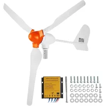 Vevor 800 W windkraftanlage 12 V Windgenerator 3-Blatt-Windkraftgenerator mit MPPT-Regler einstellbare Windrichtung und 2,5 m/s Startwindgeschwindigkeit geeignet für Zuhause Bauernhof Wohnmobile Boote