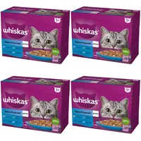 Whiskas Adult 48x85g Fish Delicacies Nassfutter für ausgewachsene Katzen