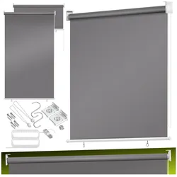 KESSER® Senkrechtmarkise Vertikalmarkise Balkonmarkise Sichtschutz Sonnenschutz Seitenrollo Beschattung , Balkonrollo Stabil und wetterbeständig, für Balkon, Terrasse, Garten