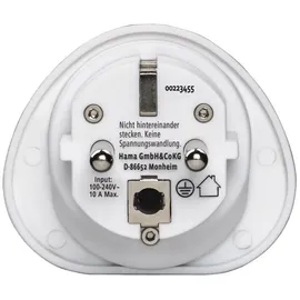 Hama Reiseadapter Weiß