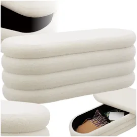 Tectake tectake® Polsterbank, mit großem Stauraum