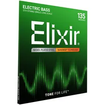 ELIXIR Elixir® Saiten Nickel-Wound 5te E-Basssaite mit NANOWEB® Beschichtung, Medium (.135)