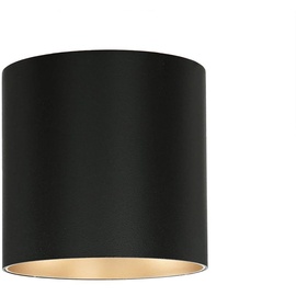 Licht-Erlebnisse Ø Ø12,7 cm, Schwarz Gold GU10 Decke, Modern Deckenleuchte