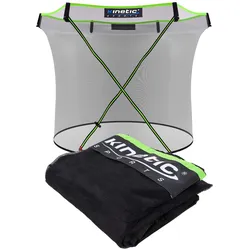 KINETIC SPORTS Trampolin Sicherheitsnetz für ULTIMATE PRO Gartentrampoline ø 244/305/366/427 cm - Mit Reißverschluss und Sicherheitsclips, UV beständig, Ersatznetz Fangnetz Schutznetz    für Ø 244 cm Trampolin