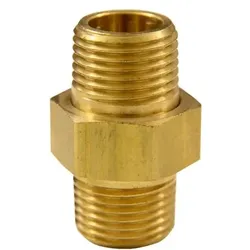 Doppelnippel trennbar, Messing, AG 1" x AG 1"