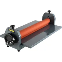 Vevor Kaltlaminator 750 mm manueller klapptischer Fotofilm-Rollenlaminator aus dickem Eisenmetall mit Weichgummirollen, vier rutschfesten einstellbaren Gummifüßen für Foto-, Werbe Kopierbetriebe