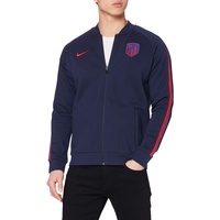 Nike Herren Sport JACKET Atm M Nk GFA Flc Trk Jkt, Obsidian/Sport Red/(Sport Red) (No Sponsor), L, CI9507