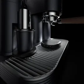 roastly munich Meraki Espressomaschine mit Mahlwerk Schwarz