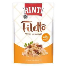 Rinti Filetto Huhn & Hühnerherz in Jelly 24 x 100 g