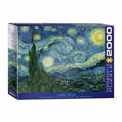 EUROGRAPHICS Puzzle Starry Night von Van Gogh, 2000 Puzzleteile bunt