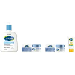 Cetaphil Pflegeset: Tag & Nacht pflegen, reinigen & UV-Schutz