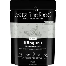 Catz Finefood Känguru Monoprotein Katzenfutter nass 16 x 85 g