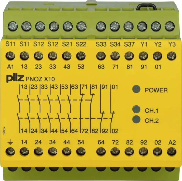 Pilz Not-Aus-Schaltgerät PNOZ X10 #774701