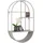 House Nordic Wandregal 35 x 60 x 15 cm Grau