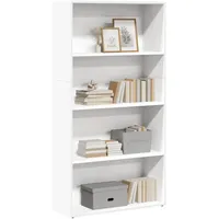 vidaXL Bücherregal 80 x 30 x 152 cm Weiß