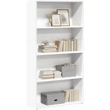 vidaXL Bücherregal 80 x 30 x 152 cm Weiß