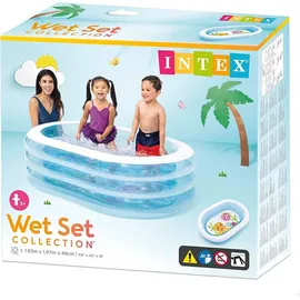Intex Ahoy Pirate Friends Planschbecken 162 x 107 x 46 cm