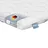 XDream Pure Topper ergonomisch 140 x 200 cm weiß