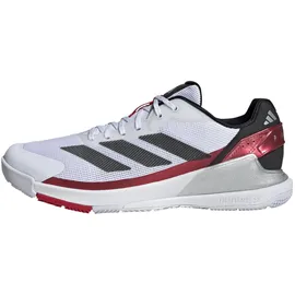 adidas Crazyquick Padel-Schuh Cloud White / Core Black / Lucid Red 39 1/3