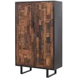 Adaline Schrank – Slipper Wood & Metall, 147 cm, Industrial & Modern Rustic