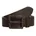 Kabel Buckle Gürtel Brown 105 cm