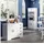 Homcom Sideboard 4 Schubladen 105 x 40 x 76 cm Weiß