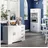 Homcom Sideboard 105 x 40 x 76 cm Weiß