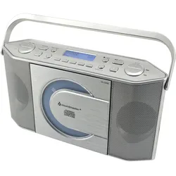 Soundmaster RCD1770SI tragbares Radio mit CD-Player digital DAB+ USB MP3 Kopfhöreranschluss Uhr