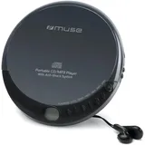 Muse M900DM Tragbarer CD-Player | mitgelieferte Kopfhörer | schwarz