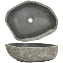 deluke Naturstein Waschbecken oval 45-53 cm