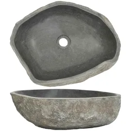 deluke Naturstein Waschbecken oval 45-53 cm