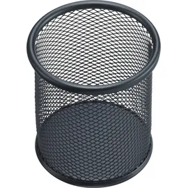 Helit Stifteköcher Metall 9x10 cm Schwarz 1 St.