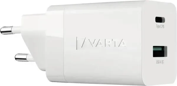 Varta 57955 101 111 Ladegerät für Mobilgeräte Universal Weiß AC Schnellladung Drinnen