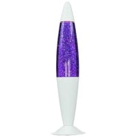 Easylight Dekorative Lavalampe JENNY Glitter Violett Lila Weiß 42cm hoch Tischleuchte Stimmungslicht