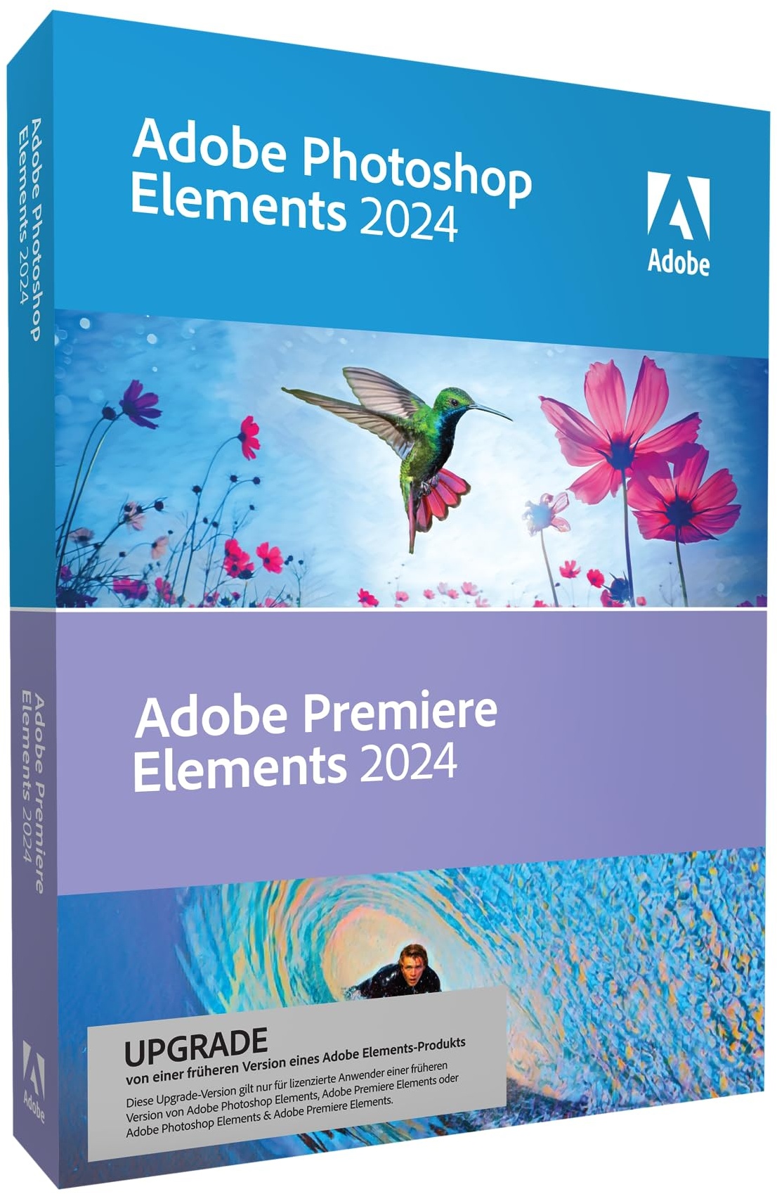 Adobe Photoshop Elements 2024 & Premiere Elements 2024 |Upgrade|1 Gerät | PC/Mac | unbefristet | Box inkl. Aktivierungscode